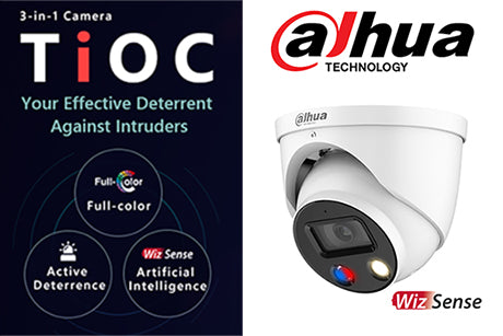 DH-IPC-HDW3849HP-AS-PV-0280B 8MP Full-color Active Deterrence WizSense Network Camera