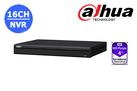 DHI-NVR5216-P16-4KS2-4TB   Dahua 4K  16CH Built in PoE NVR