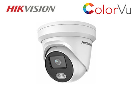 DS-2CD2347G2-LU2 (2.8mm)  HIKVISION 4MP ColorVu Network Turret Dome Camera