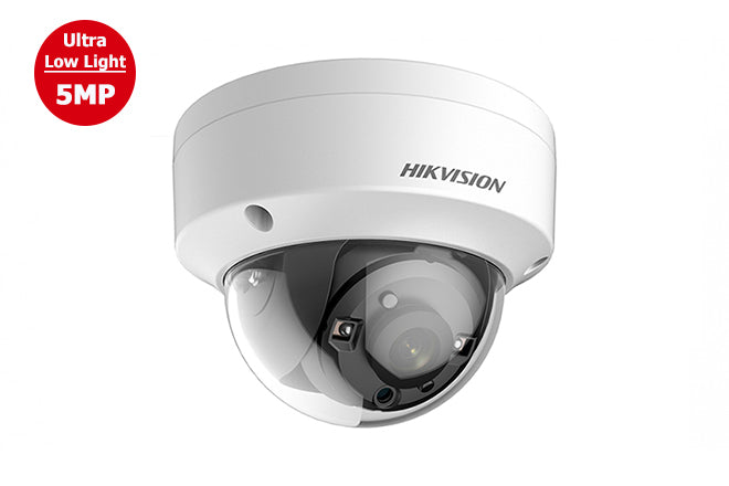 DS-2CE56H5T-VPITE  Hikvision TVI 5MP Ultra-low light Outdoor IR Dome Camera 2.8mm