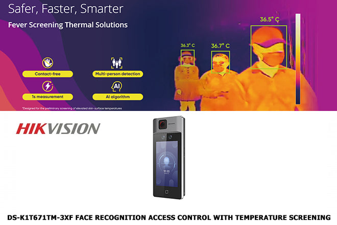 DS-K1T671TM-3XF Face Recognition Access Control with Temperature Screening
