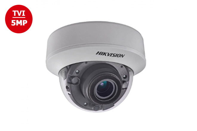 DS-2CE56H5TAITZ    Hikvision TVI 5MP Outdoor IR Dome Camera 2.8~12mm