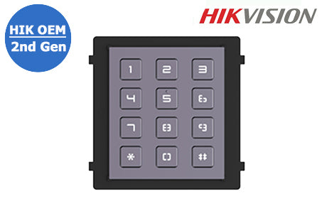 DS-KD-KP  HIK 2nd Gen IP Intercom, Door Station Keypad Module