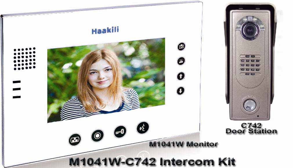 Intercom Bell Tweeter M1041W-C742 Intercom Kit – SecuVision CCTV