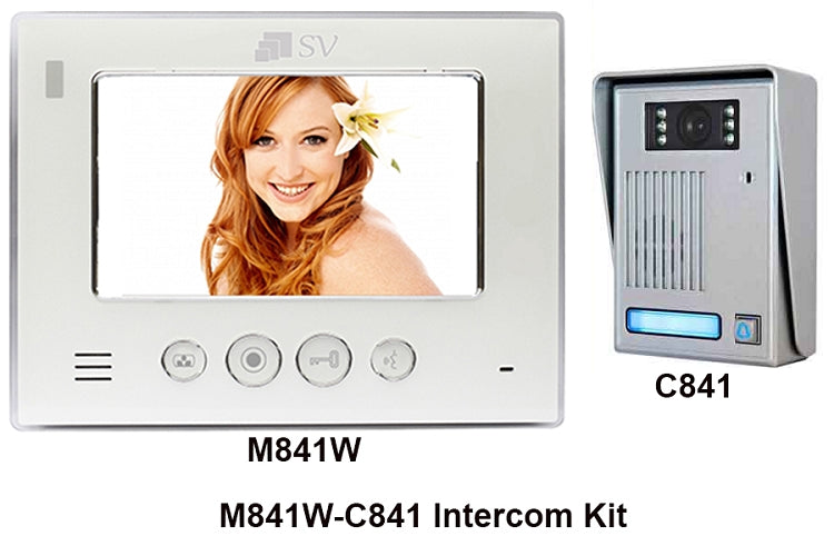Intercom Bell Tweeter M841W-C841 Intercom Kit – SecuVision CCTV