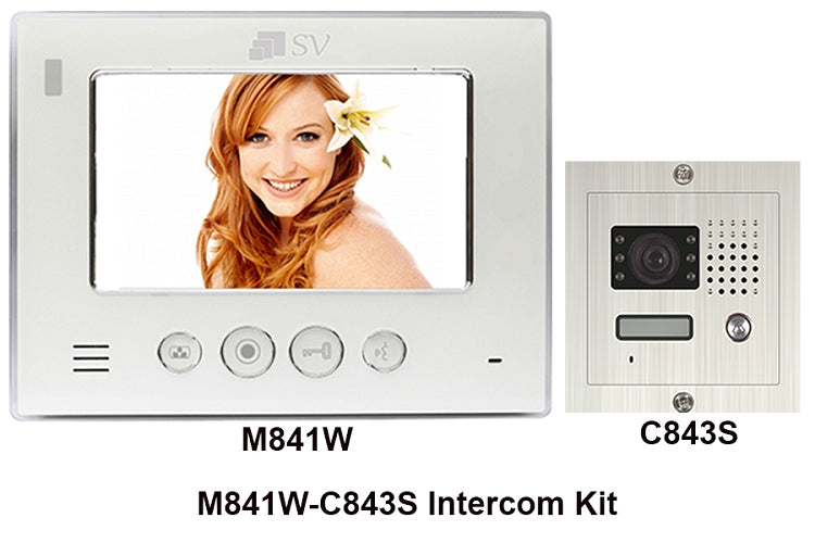 M841W-C843S Intercom Kit