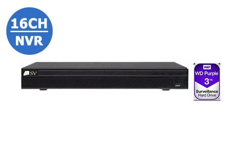 D-NVR4216-16P-4KS2-3TB       4K  16CH NVR with built in POE