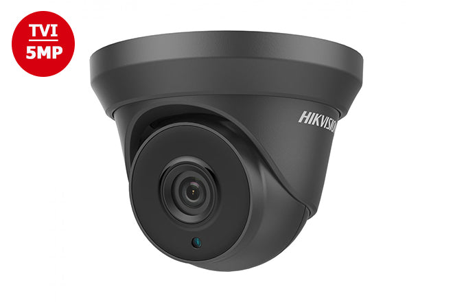 DS-2CE56H5T-IT3-BLK    Hikvision TVI4.0 5MP Outdoor IR Black Turret Camera 2.8mm