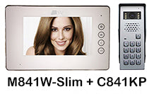 I-M841W-Slim + C841KP  Slim monitor Intercom kit
